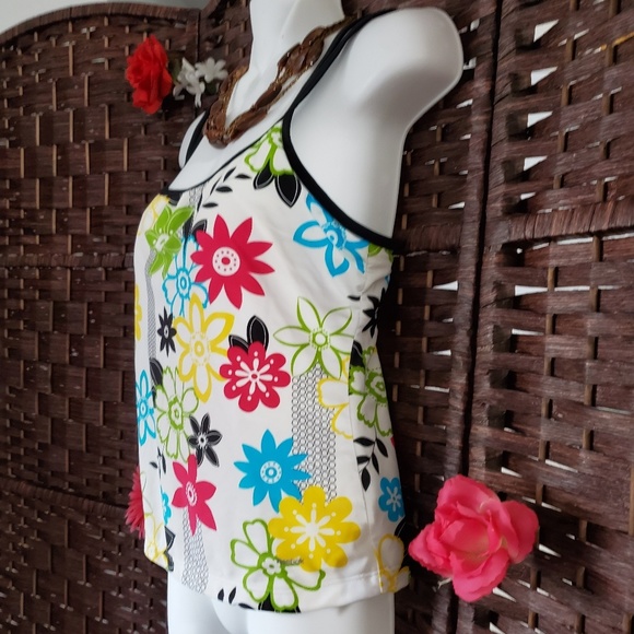 Reebok Swimming Suit top Floral - Picture 2 of 5